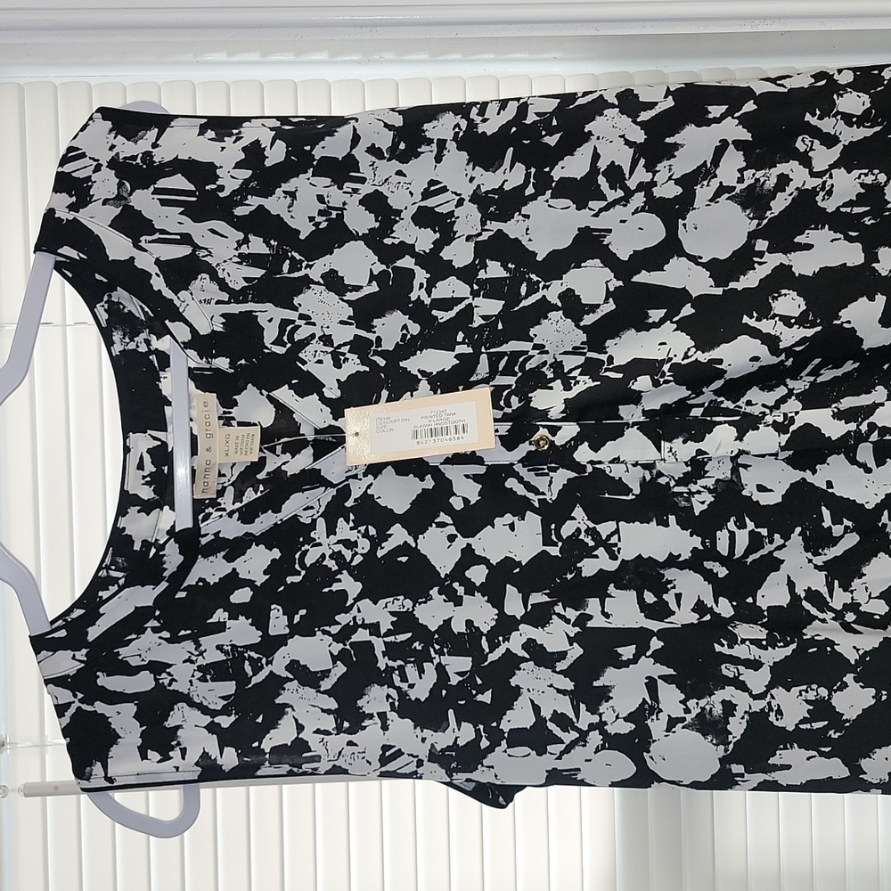 Xl Hanna & Gracie printed tank top